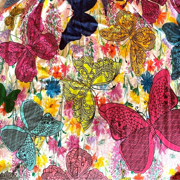 New Ultrachic wrap dress floral Chinese dragon butterfly print limited edition - Picture 13 of 16